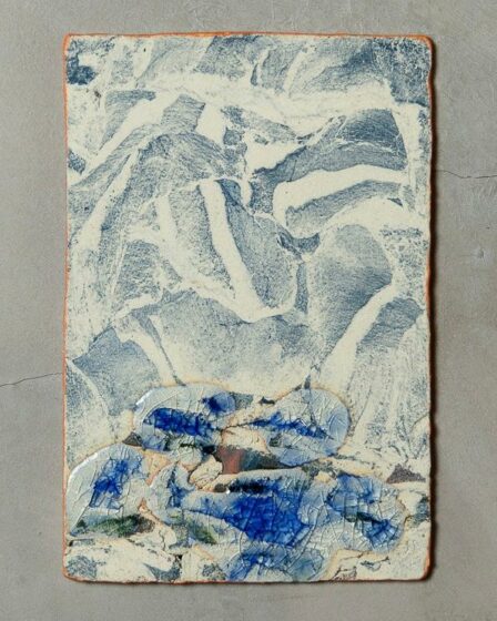 SORAIA Sü - Study n°12 - stoneware, colored engobes & enamel - 2024