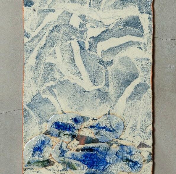 SORAIA Sü - Study n°12 - stoneware, colored engobes & enamel - 2024