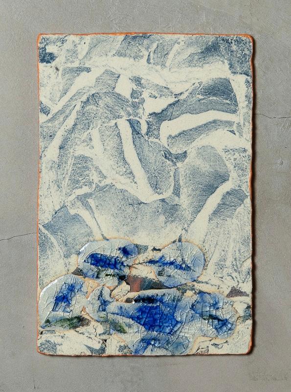 SORAIA Sü - Study n°12 - stoneware, colored engobes & enamel - 2024