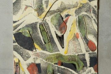 SORAIA Sü - Study n°13 - stoneware, colored engobes & enamel - 2024