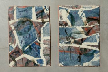 SORAIA Sü - Study n°9 - stoneware, colored engobes & enamel